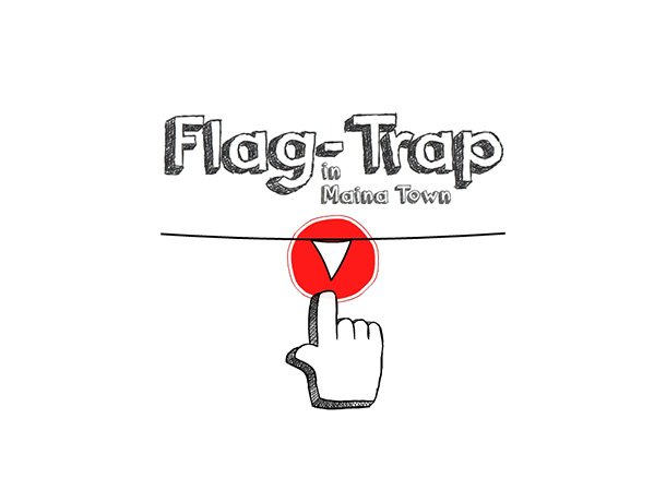 Game art and portfolio cover for Flag Trap (Android).