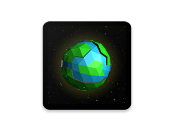 Game art and portfolio cover for Idle Universe (Android).