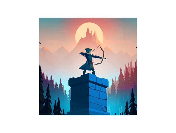 Game art and portfolio cover for Arrow Quest (Android, IOS).